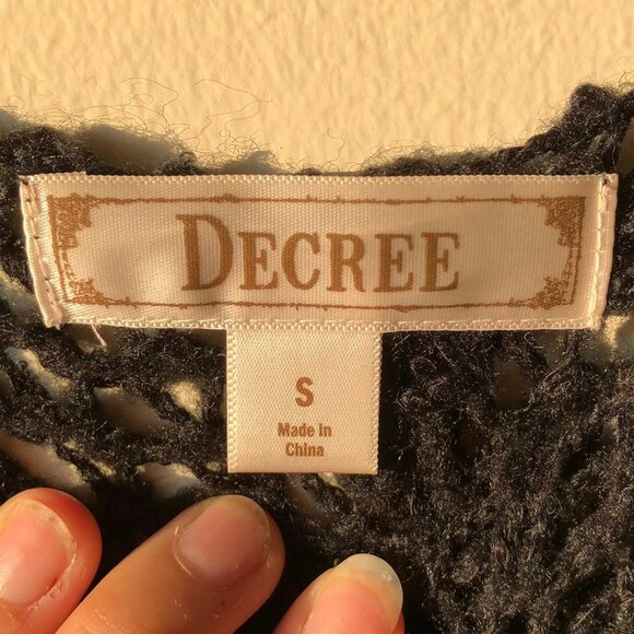 Black Knit Summer Sweater - Picture 8 of 8